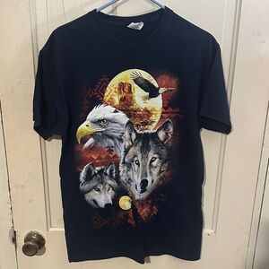 Jerzees Midnight Wildlife Graphic Tee